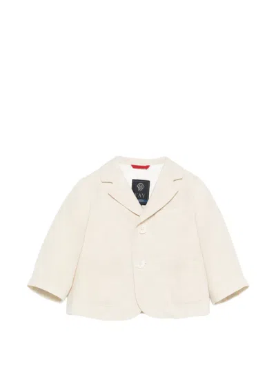 Fay Babies' Button Jacket In Neutral
