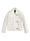 Fay Buttoned Jacket In White
