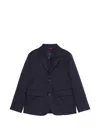 Fay Buttoned Pocket Blazer In Blue
