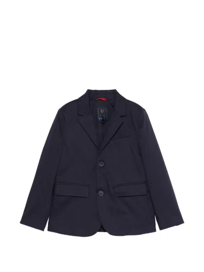 Fay Kids' Buttoned Pocket Blazer In Blue