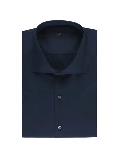 Fay Buttoned Shirt In Blue