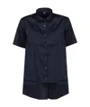 Fay Short Sleeve Shirt In Black