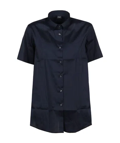 FAY FAY BUTTONED SHORT SLEEVED SHIRT