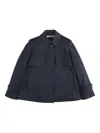 Fay Cape-style Short Jacket In Blue