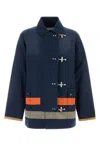 Fay Block Design Twill Jacket With Front Pockets