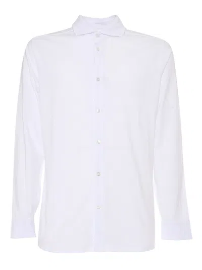 Fay Camicia  Jersey Tinto Frosted In Pink