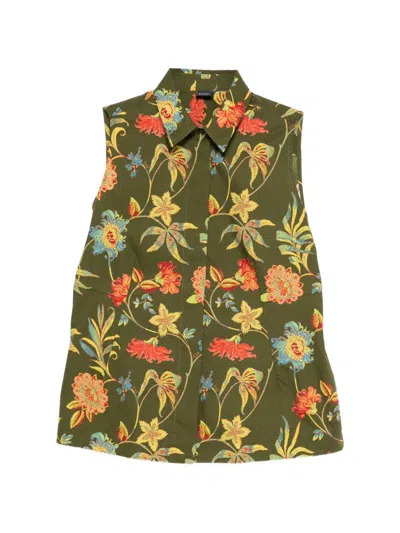 Fay Sleeveless Shirt In Multi