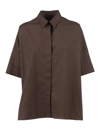Fay Camicia M 3/4 In Brown