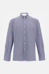 Fay Camicia New Collo Button Down In Blue