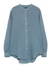 Fay Linen Shirt In Blue