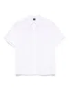 Fay Shirt With Short Raglan Sleeves In White