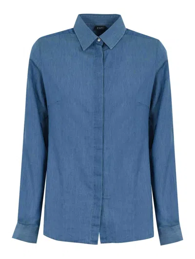Fay Slim Fit Cotton Denim Shirt