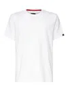 Fay Logo-patch Cotton T-shirt In White
