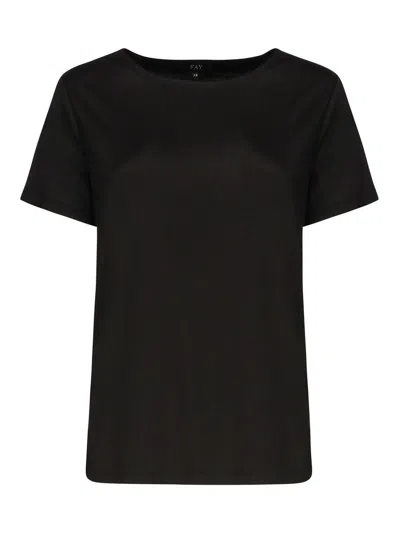 Fay Jersey T-shirt In Black