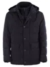 Fay Puffer Jacket In Black