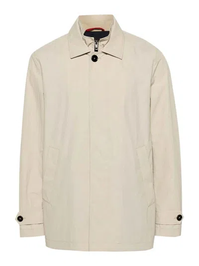 FAY SHORT MORNING COAT IN NYLON REPS