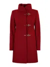Fay Romantic Coat In Red