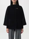 Fay Cappa Mix Materiali Con Gancio Jacket In Schwarz