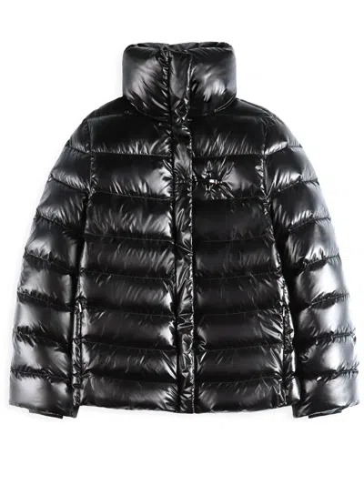 FAY CAPE IN BLACK LIGHTWEIGHT NYLON