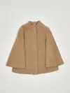 Fay Cape Jacket In Brown