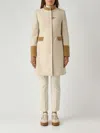 Fay Cappotto Monopetto 1 Gancio Coat In Neutral