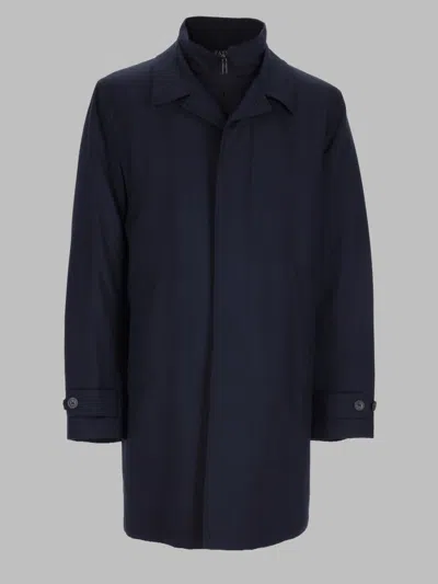 Fay Cappotto "morning" Antipiega In Blue