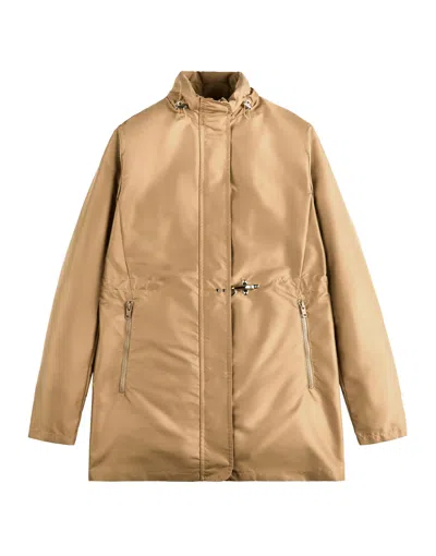 Fay Cappuccino-toned New Virginia Coulisse Coat In Brown