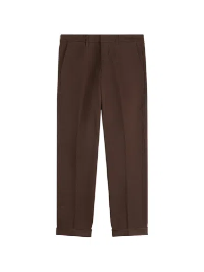 Fay Capri Hose Mit Vordertaschen In Brown