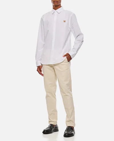 Fay Capri Pant In White