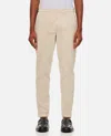 Fay Cotton Poplin Capri Pants In White