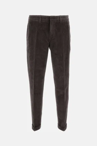 Fay Capri Pants In Brown