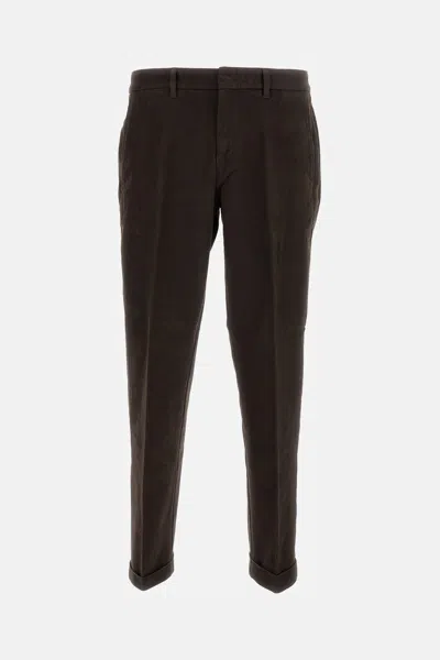 Fay Capri Pants In Brown