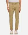 Fay Stretch Gabardine Slim Trousers