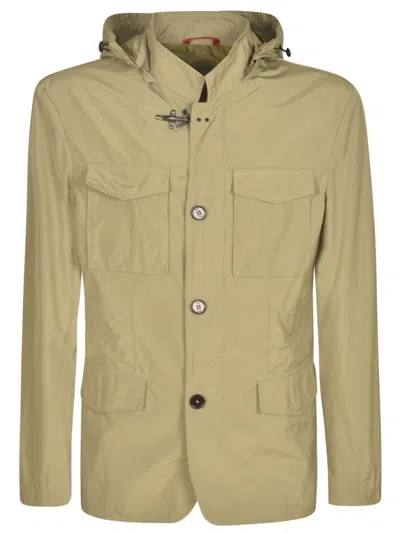 Fay Cargo Buttoned Jacket In V406