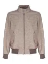 Fay Luxurious Wool Blend Jacket For Men In Beige