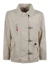 Fay Classic Button-up Cotton Coat With Distinctive Collar