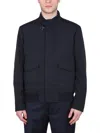 Fay Casual Jacket With Hook Closure