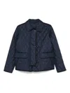 Fay Quilted Jacket 3 Hooks In Azul