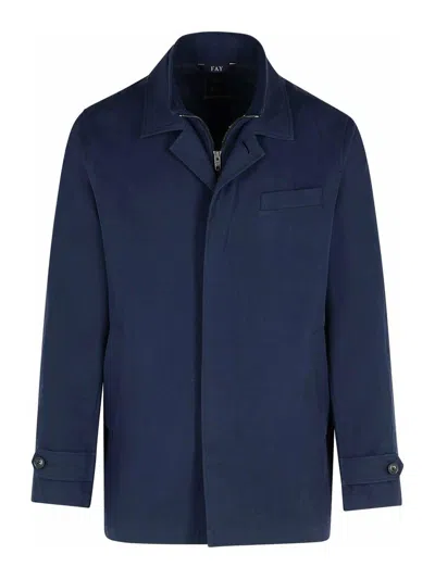 FAY CHAQUETA CASUAL - AZUL