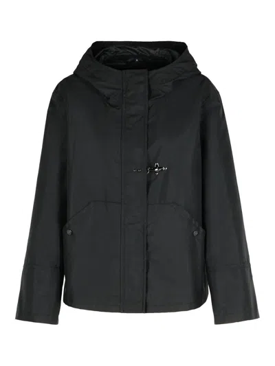 FAY BLACK POLYAMIDE JACKET