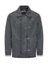 Fay Chic Four-button Mini Jacket In Blue