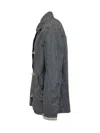 Fay Chic Four-button Mini Jacket In Gray