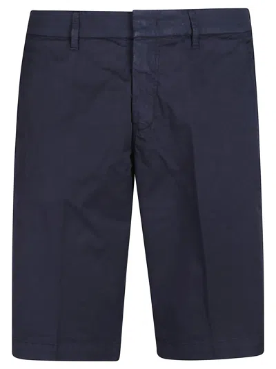 Fay Chino Slim Short In Galassia Scuro