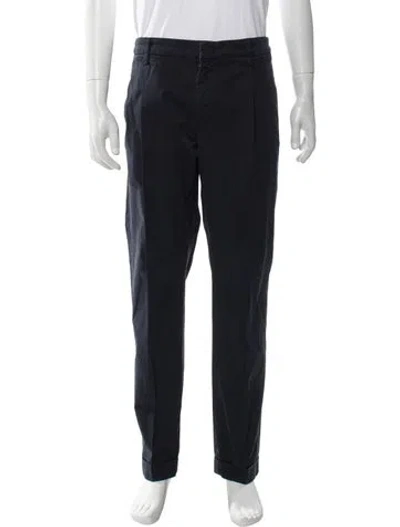 Pre-owned Fay Chinos In Blue