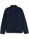 Fay Hemdjacke Mit Klassischem Kragen In Blau