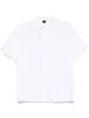 Fay Shirt With Short Raglan Sleeves In White