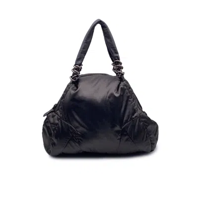 Fay Cloth Tote Bag In Black