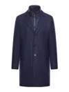 Fay Cappotto Monopetto Easy Db In Azul Oscuro