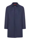 Fay Loden Coat With Hook In Azul Oscuro