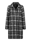Fay Double Breasted Jacqueline Coat + Hook In Black